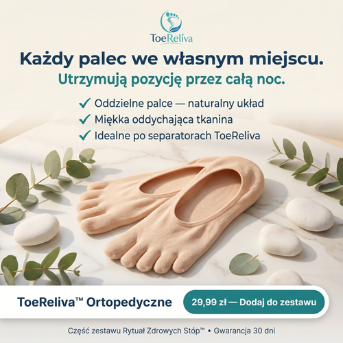 ToeReliva™ - Ortopedyczne z oddzielnymi palcami